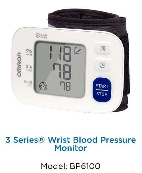 Omron 3 Series BP6100 Wrist Blood Pressure Monitor