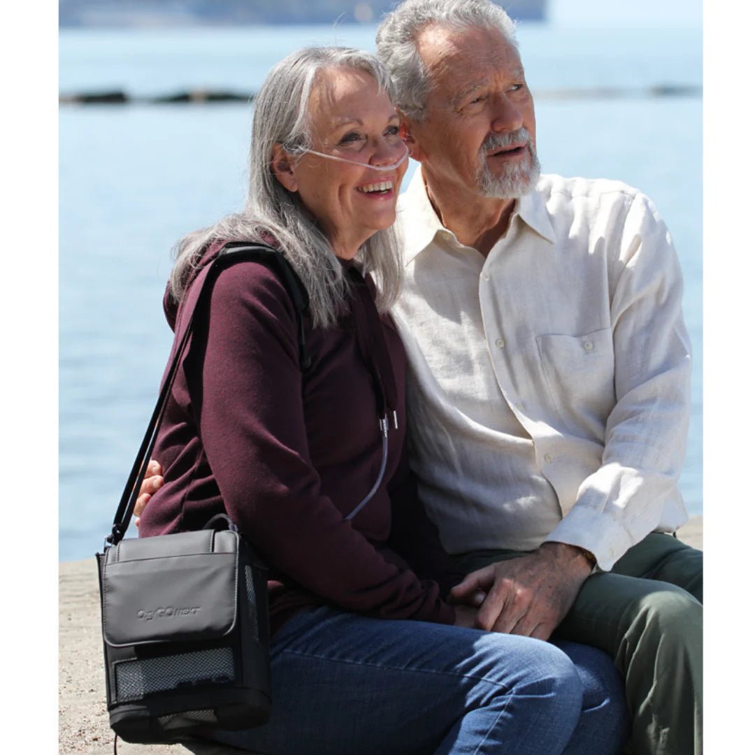 OxyGo NEXT UltraLite Portable Oxygen Concentrator – Lightweight Pulse Dose Travel Oxygen System - Medical Department Store