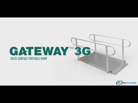 EZ-ACCESS GATEWAY 3G Solid Surface Ramp with Optional Handrails – Residential Wheelchair Ramp