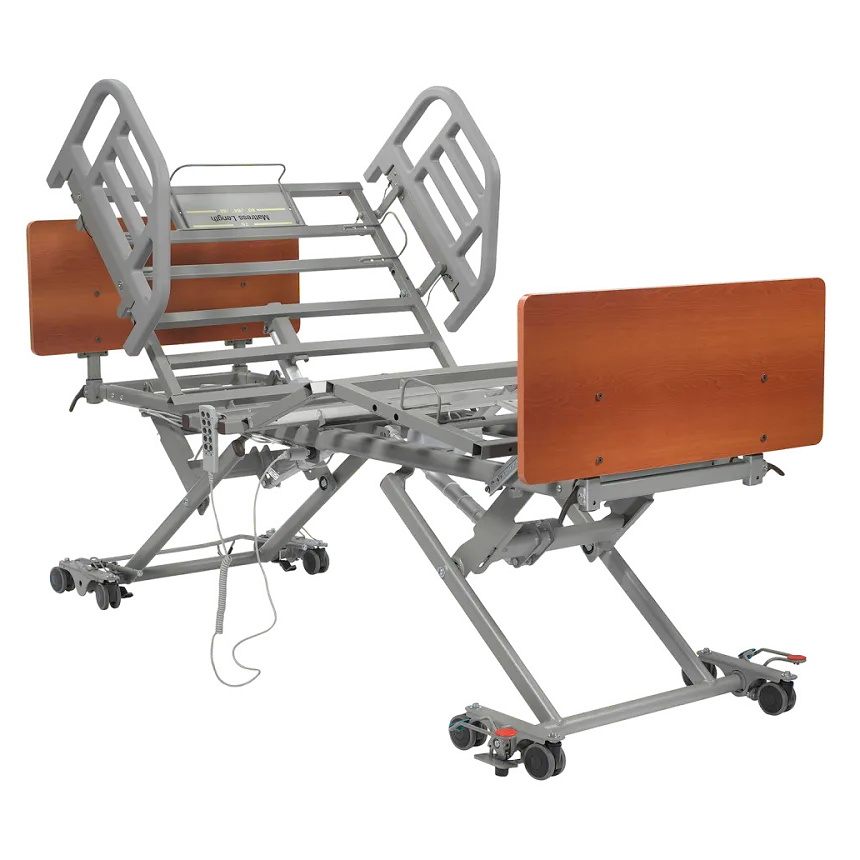 Drive Medical Prime Care Adjustable Hospital Bed P703 — bariatric hi-low hospital bed, 550 lb capacity, expandable to 42 inches