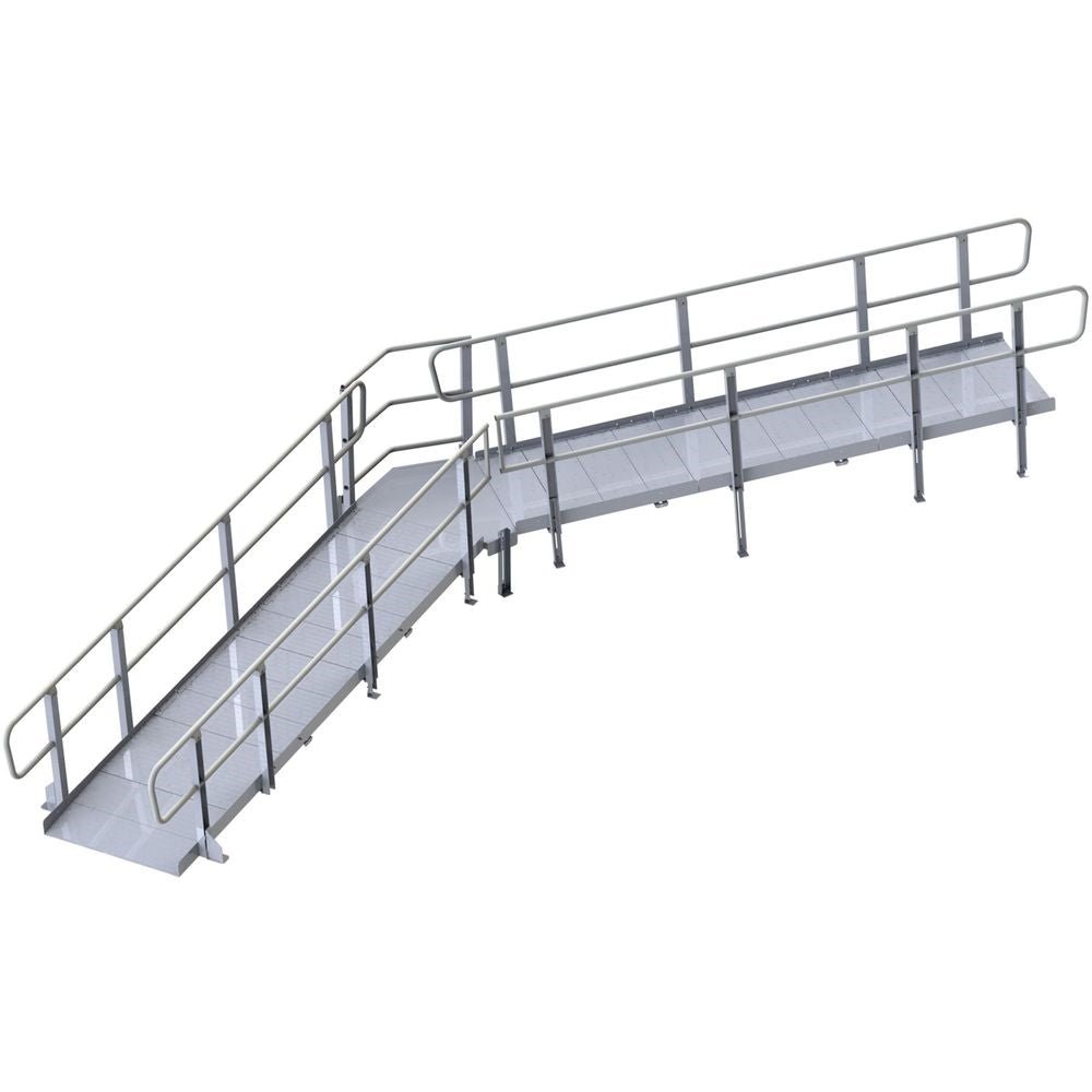 PVI Modular XP Ramp (w/ Handrails) 36 Inches Wide - Medical Department Store