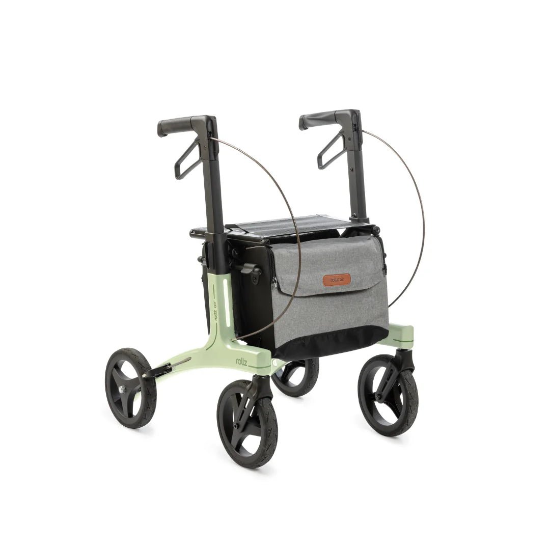 Rollz Air Lightweight Folding Carbon Rollator - Weighs 10.4 lbs - Medical Department Store