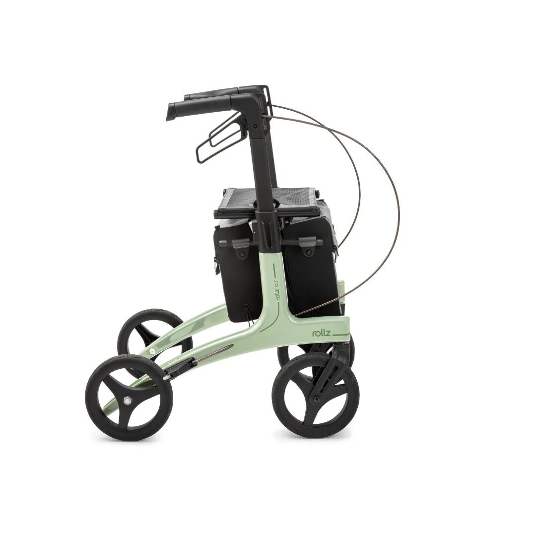 Rollz Air Lightweight Folding Carbon Rollator - Weighs 10.4 lbs - Medical Department Store