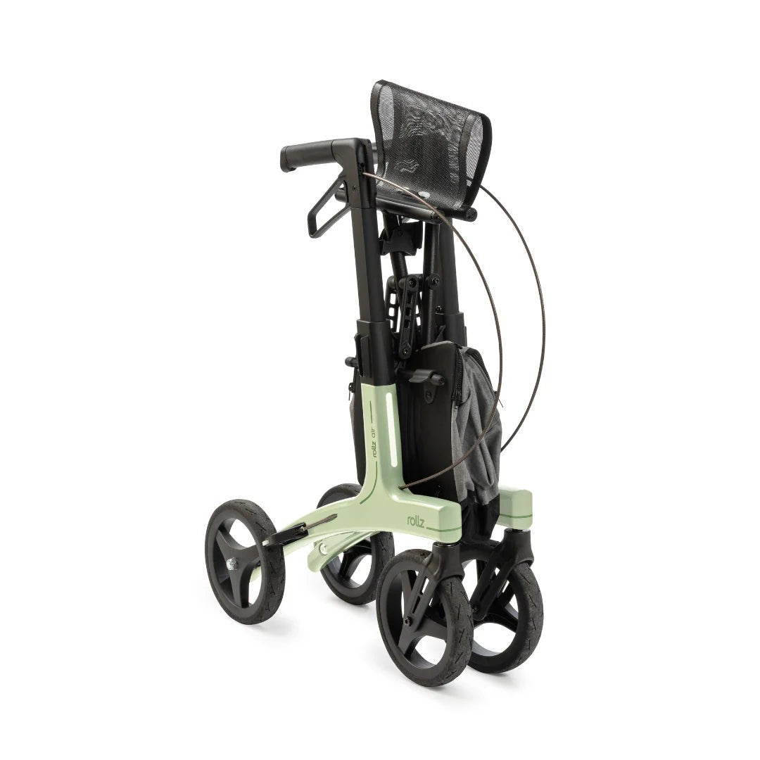 Rollz Air Lightweight Folding Carbon Rollator - Weighs 10.4 lbs - Medical Department Store