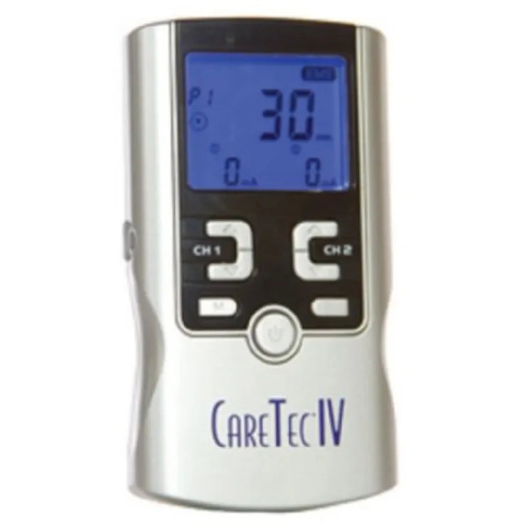 Roscoe Pain Relief Device - Portable Russian, EMS, TENS, and IF Therapy Unit - CareTec IV