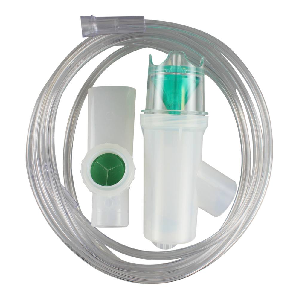 NebuTech Reusable Nebulizer with Mouthpiece 7 ft Tubing HDN Nebulizer Kit