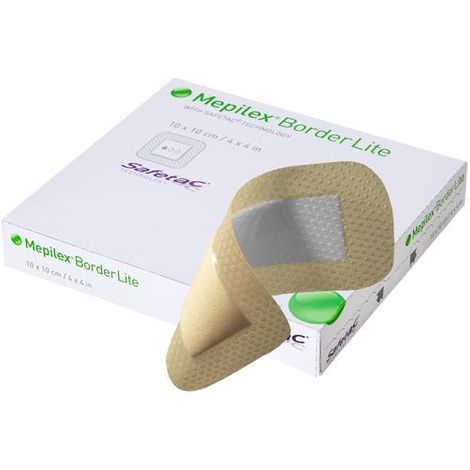 Molnlycke Mepilex Border Lite Self-Adherent Foam Dressing with Safetac