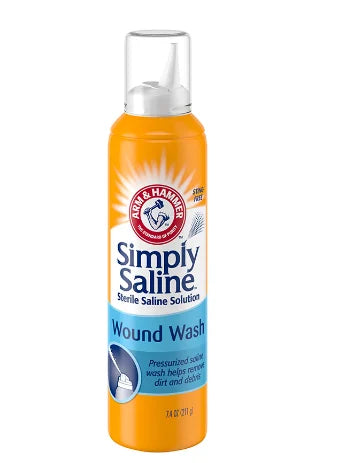 Simply Saline Wound Wash — Sterile First Aid Antiseptic Spray