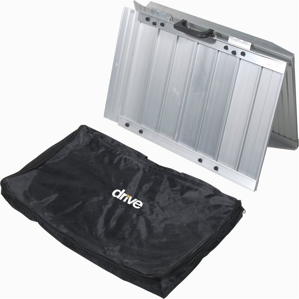 Single Fold Portable Ramp with Carry Handle and Travel Bag - Medical Department Store