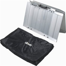 Drive Medical Single Fold Ramp with Carry Bag – Portable Wheelchair & Scooter Ramp