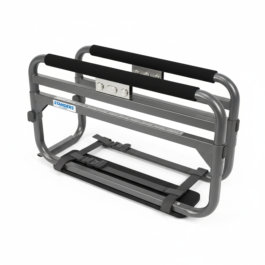 Stander 8051 Fold-Down Bed Rail with Pouch | 30" Safety Rail & Assist Handle for Home Beds