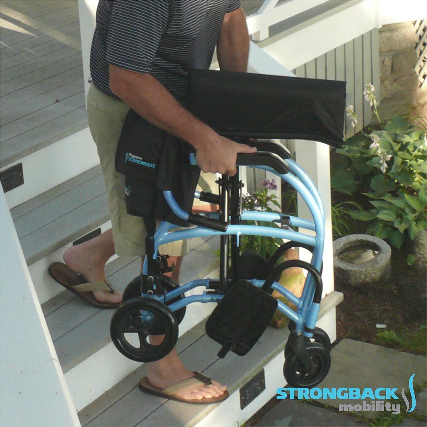 STRONGBACK Excursion 8 Wheels Transport Wheelchair - Medical Department Store