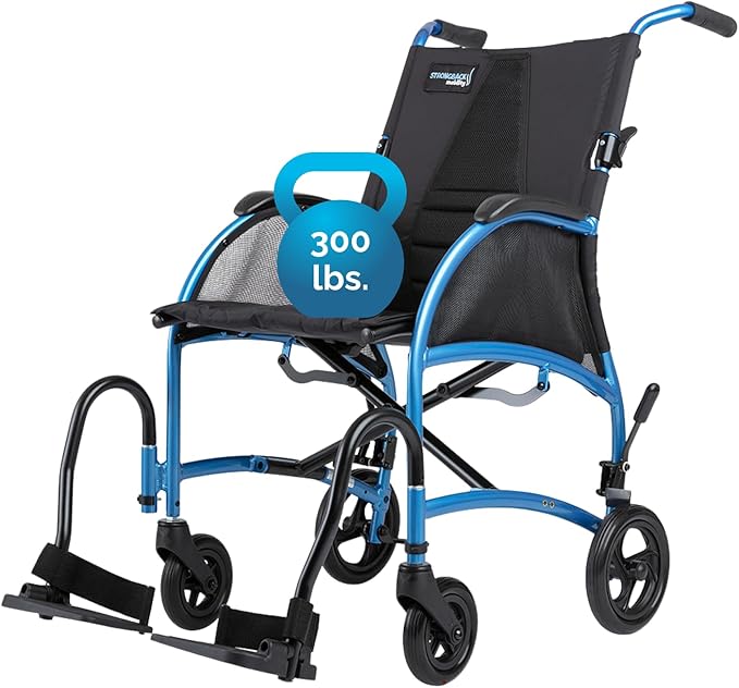 STRONGBACK Excursion 8 Wheels Transport Wheelchair - Medical Department Store