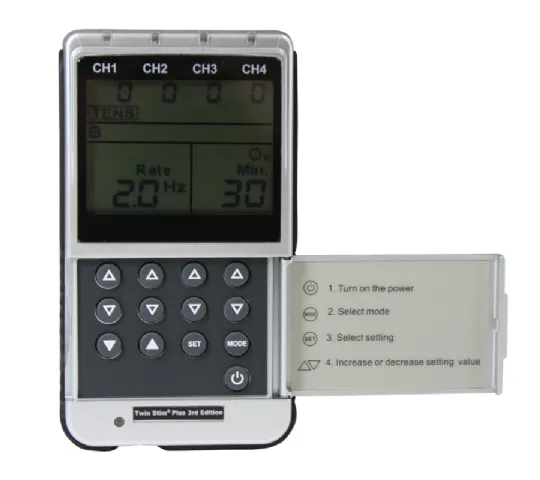 Roscoe Digital Four Channel Device - Twin Stim Plus | Multiple Pain Relief Treatments