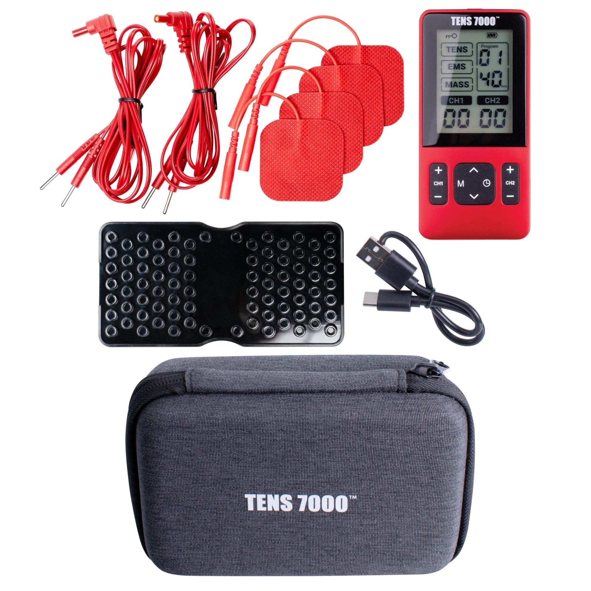 TENS 7000 Sport Recovery TENS Unit with TENS, EMS, & Massage - Medical Department Store