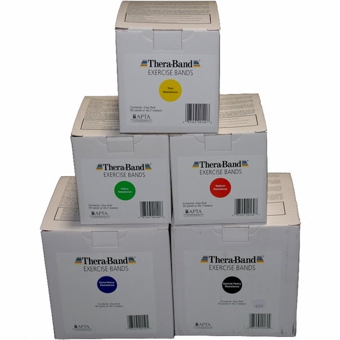 TheraBand Professional Latex Resistance Bands, 50 Yd. Rolls - Medical Department Store