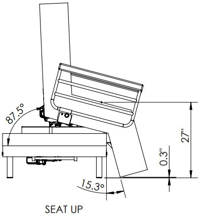 UpBed Adjustable Lift Bed - Sleep, Sit to Stand Electric Bed
