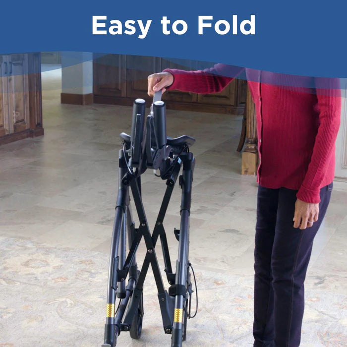 UPWalker Upright Walking Aid – Forearm Support Upright Rollator Walker for Improved Posture