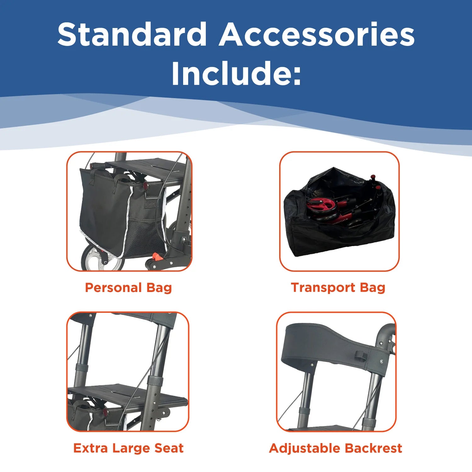 UPWalker Breeeze Rollator - Medical Department Store