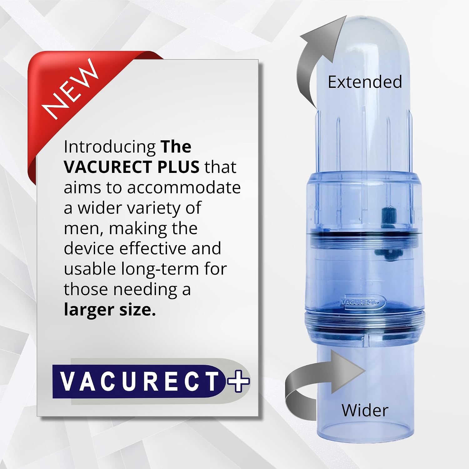 Vacurect™ Plus Penile Vacuum Device for ED: Engineered for a Better Fit - Medical Department Store
