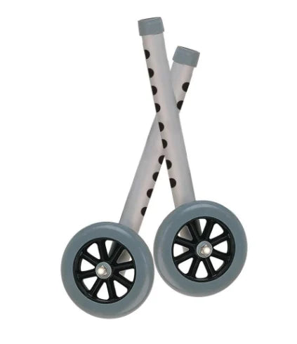 Drive Five Inch Swivel Wheel with Lock and Two Sets of Rear Glides