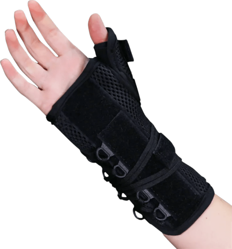 Warrior Wrist and Thumb Splint – Zero - Friction Dual Stabilization - Medical Department Store