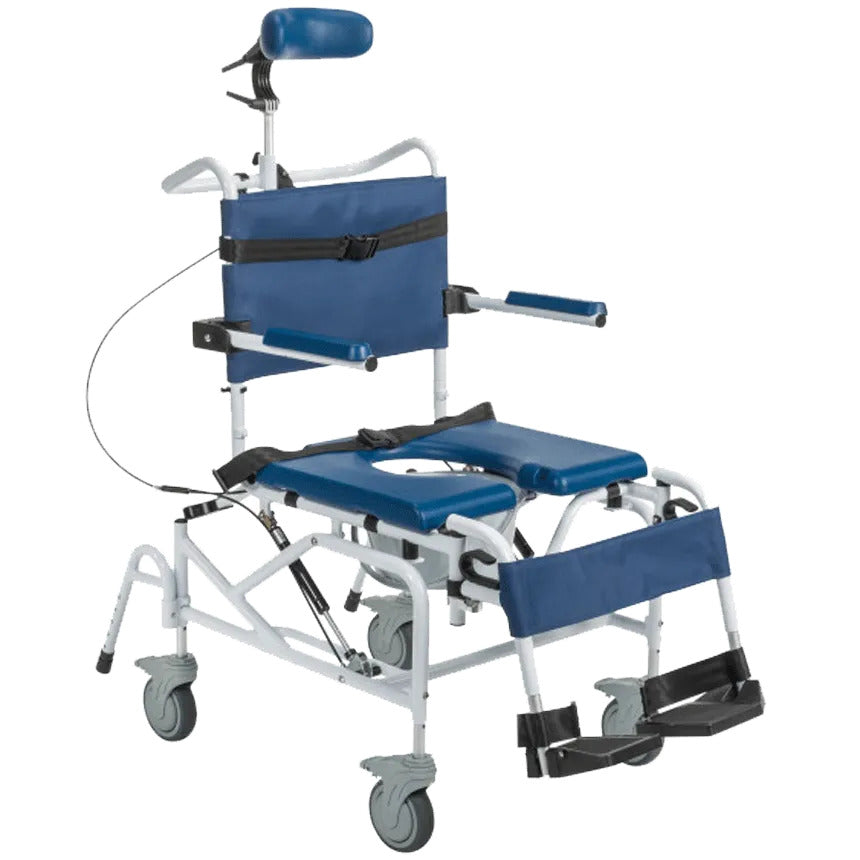 Drive Tilting Aluminum Rehab Shower Chair Commode