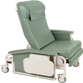 Winco 6570 XL Drop Arm Trendelenburg Bariatric CareCliner with Nylon Casters* - Medical Department Store